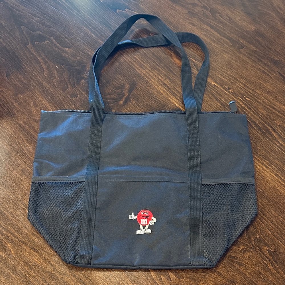 M&M'S Black Tote with Red Character
